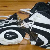 Reebok hightop wrecking
